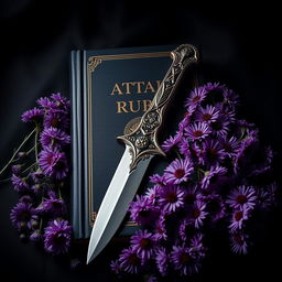 A captivating book cover featuring a dark background that creates a mysterious and atmospheric ambiance