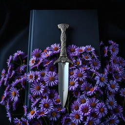 A striking book cover featuring a dark, moody background that enhances the overall mystery of the design