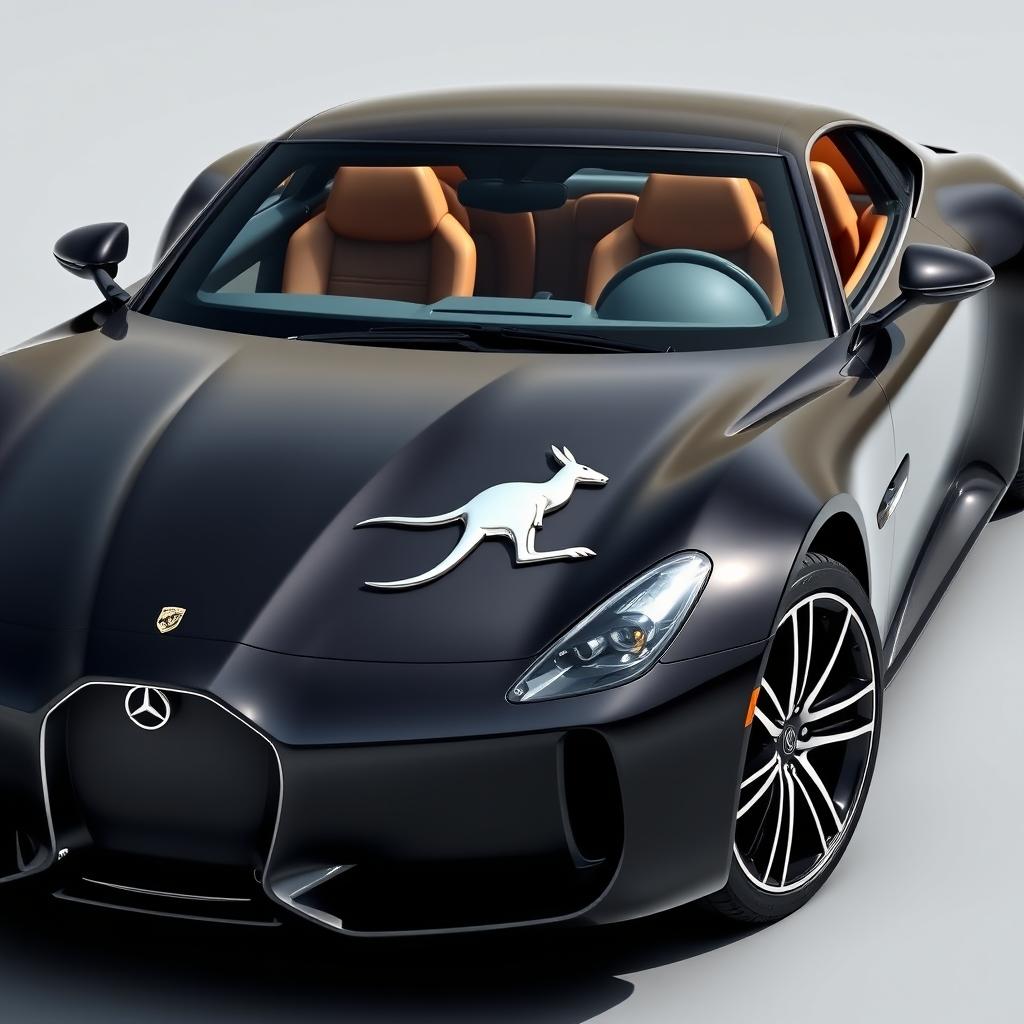 A high-class luxury car designed for millionaires, featuring a powerful V8 engine