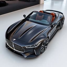 A high-class luxury car designed for millionaires, featuring a powerful V8 engine