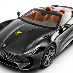 A high-class luxury car designed for millionaires, featuring a powerful V8 engine