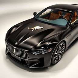 A high-class luxury car designed for millionaires, featuring a powerful V8 engine