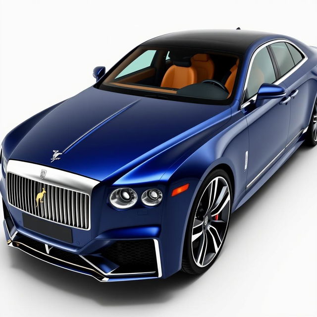 A high-class luxury car designed for millionaires, featuring a powerful V8 engine that promises exceptional performance