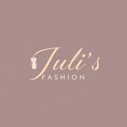 A unique brand logo design for 'Juli's Fashion'