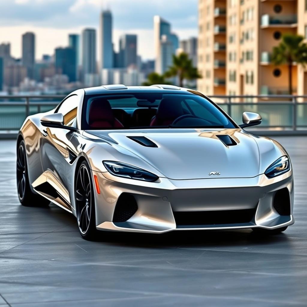 A high-class luxury car designed for millionaires, featuring a powerful V8 engine