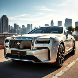 A high-class luxury car designed for millionaires, featuring a powerful V8 engine