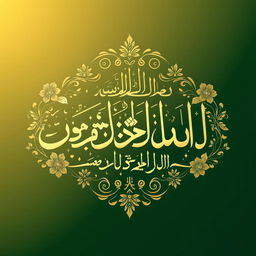 A beautiful calligraphy artwork featuring the Arabic phrase 'حَسْبِيَ اللّٰهُ لَا إِلَٰهَ إِلَّا هُوَ عَلَيْهِ تَوَكُّلْتُ وَهُوَ رَبُّ الْعَرْشِ الْعَظِيمِ' (Hasbiyallahu la ilaha illa Huwa alayhi tawakkaltu wa Huwa Rabbul Arshil Azim)