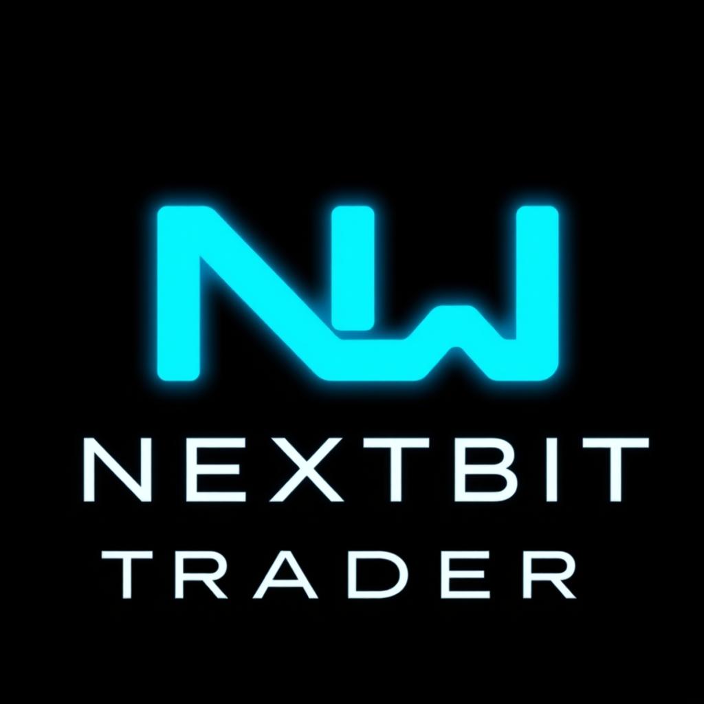 A logo design featuring a completely black background