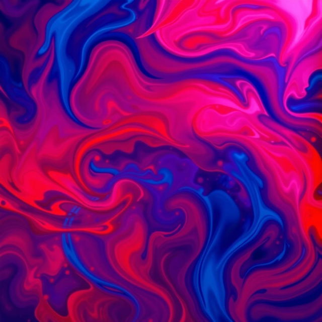 A vibrant and colorful background featuring a dynamic blend of indigo blue and red hues, creating an energetic and visually striking effect