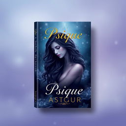 A stylish and enigmatic book cover design for a seduction-themed book titled 'Psique'