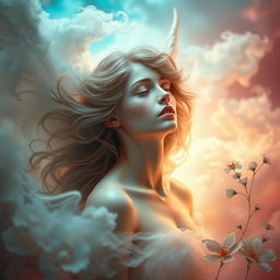 An enticing and artistic representation of the theme of seduction titled 'Psique'