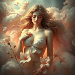 An enticing and artistic representation of the theme of seduction titled 'Psique'