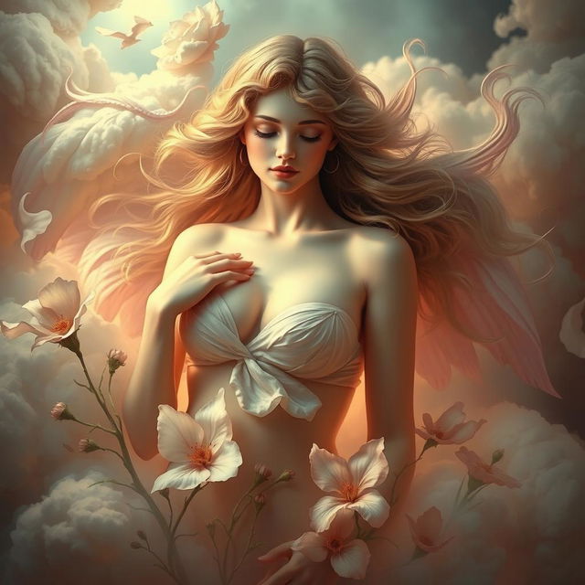 An enticing and artistic representation of the theme of seduction titled 'Psique'