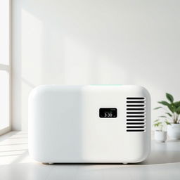 Introducing 'Carbon Cop', a compact and innovative product that effectively absorbs carbon emissions and converts them into renewable electricity