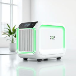 Introducing 'Carbon Cop', an innovative compact generator that effectively captures carbon emissions and transforms them into renewable electricity