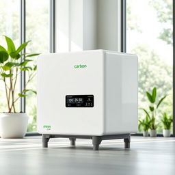Introducing 'Carbon Cop', an environmentally-friendly product by MnM Corporation designed to capture carbon emissions and convert them into renewable electricity