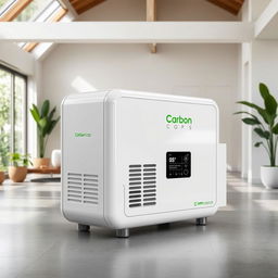 Introducing 'Carbon Cop', an environmentally-friendly product by MnM Corporation designed to capture carbon emissions and convert them into renewable electricity