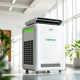 Introducing 'Carbon Cop', an advanced device by MnM Corporation designed to effectively capture carbon emissions and convert them into renewable electricity