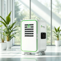 Introducing 'Carbon Cop', an advanced device by MnM Corporation designed to effectively capture carbon emissions and convert them into renewable electricity