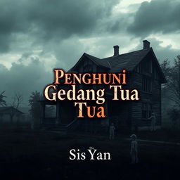 A captivating digital novel cover featuring an old, decrepit house that embodies an urban horror theme