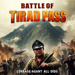 A dramatic movie poster depicting the historic Battle of Tirad Pass, showcasing a fierce but noble scene
