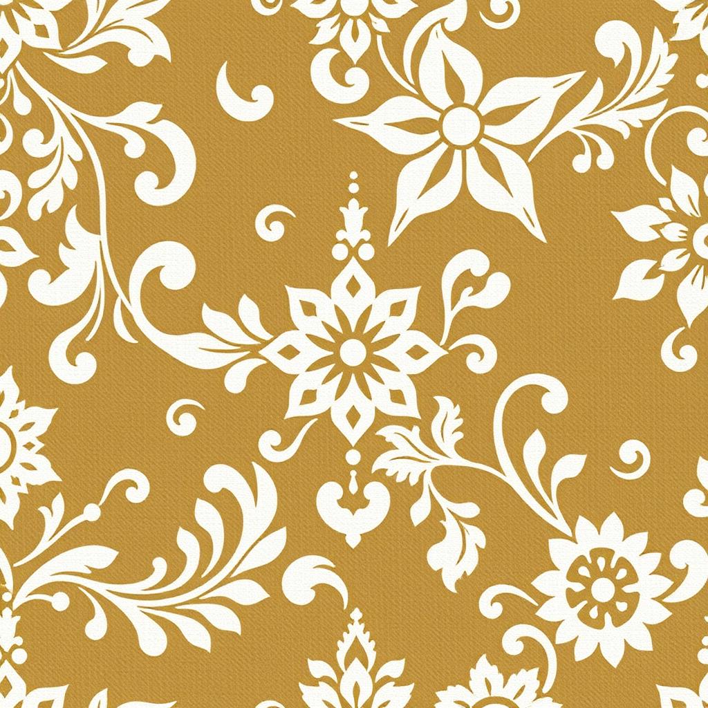 An intricate batik pattern featuring the color white, showcasing traditional motifs and designs typically found in Indonesian batik art