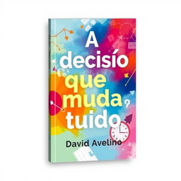A stunning e-book cover featuring vibrant colors and a clean, modern design that conveys themes of investments, decision-making, and time