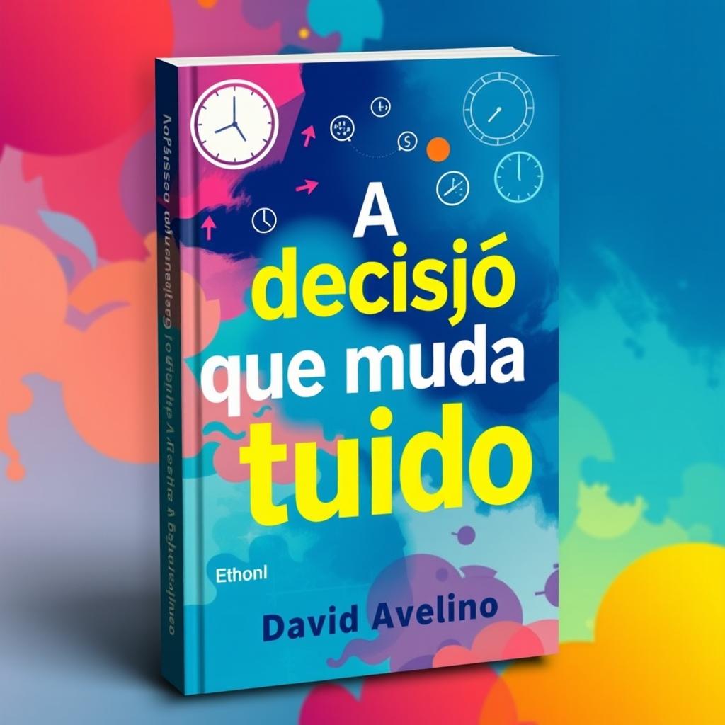 A stunning e-book cover featuring vibrant colors and a clean, modern design that conveys themes of investments, decision-making, and time