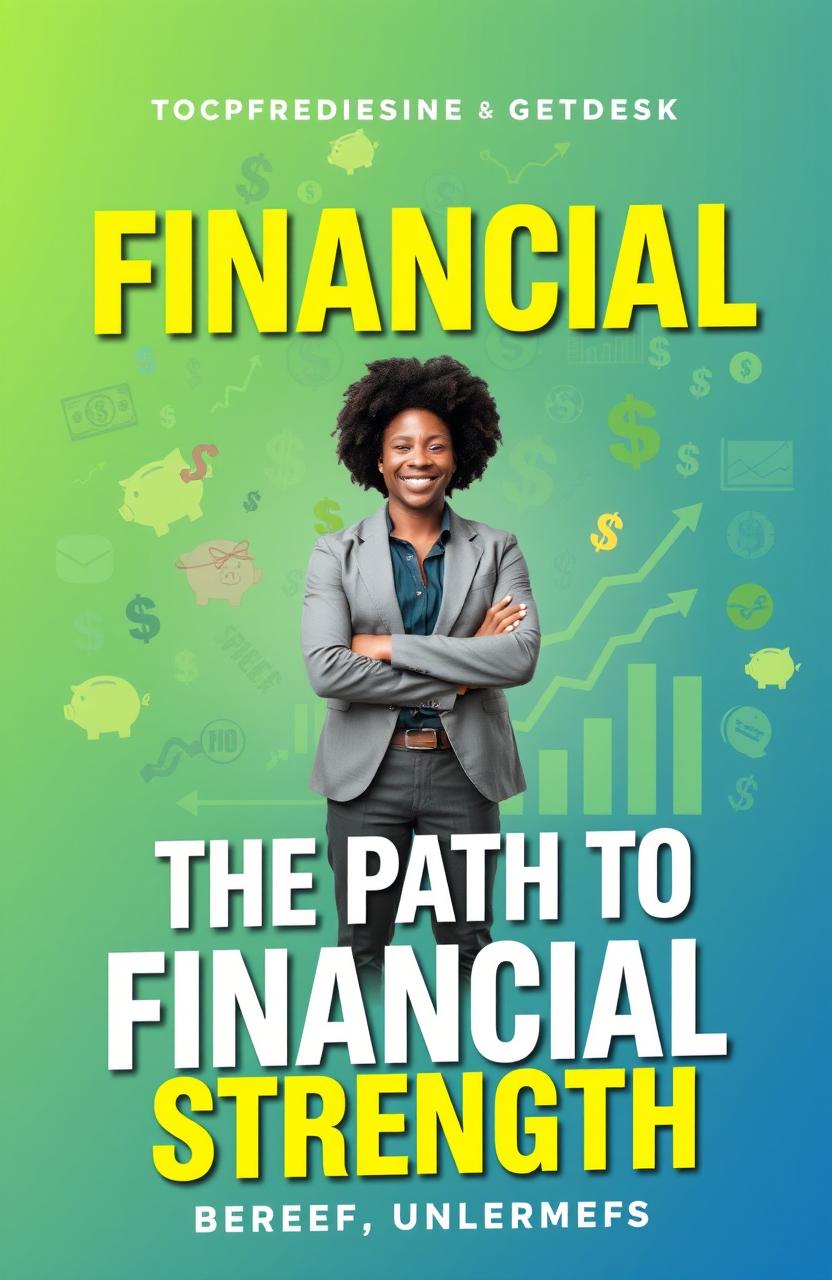 A comprehensive book cover design titled 'The Path to Financial Strength'