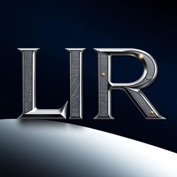 An elegant and sophisticated profile picture featuring the letters 'LR' designed with an engineering theme
