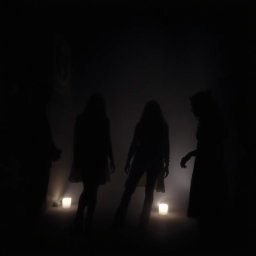 A scene set in slightly dark surroundings, featuring a mysterious vibe