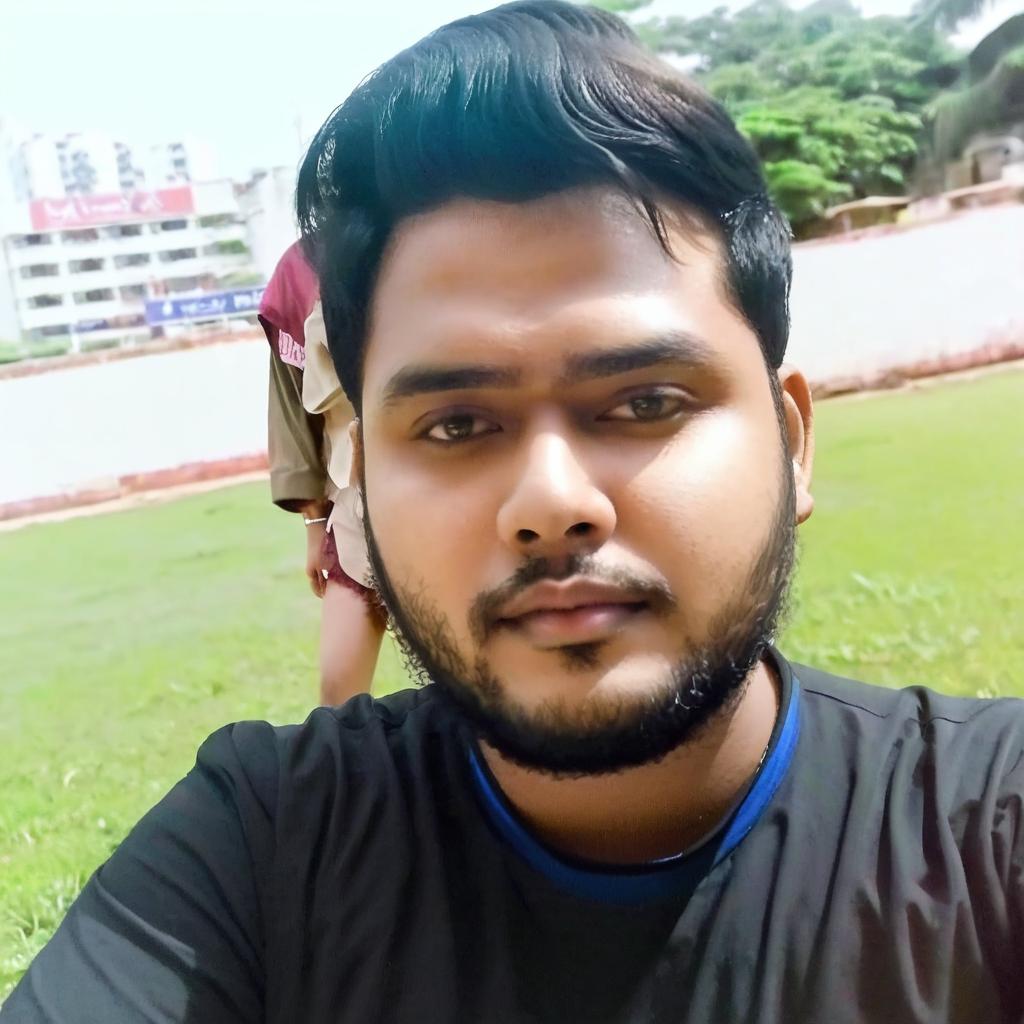 Creat a pic standing on a Field with full of grass in Bangladesh BNCC dress