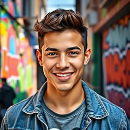 A stunning portrait of a young man named Nick Jhoel Carrillo, showcasing his charming personality