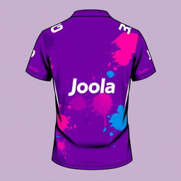 A dynamic table tennis jersey design featuring a stylish v-neck cut