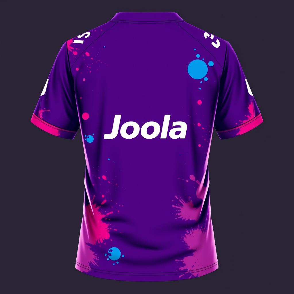 A dynamic table tennis jersey design featuring a stylish v-neck cut