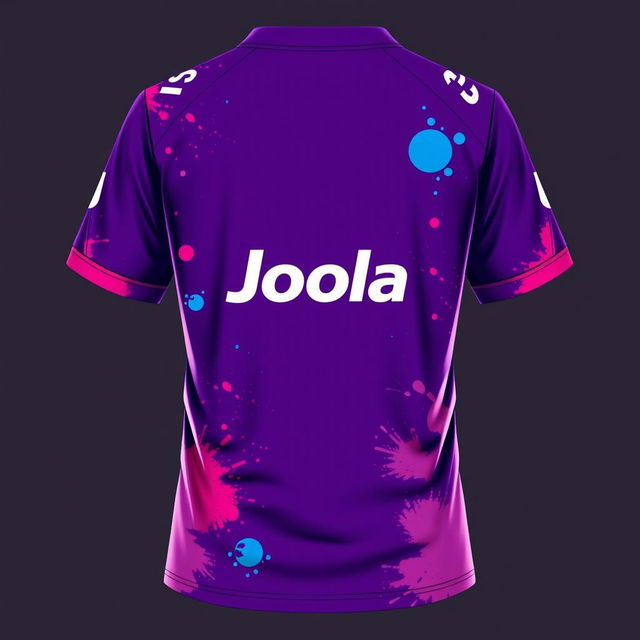 A dynamic table tennis jersey design featuring a stylish v-neck cut