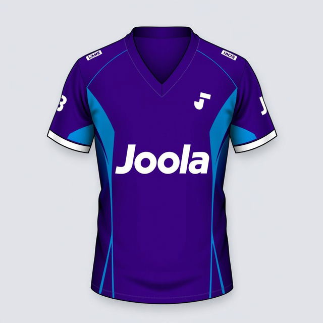 A table tennis jersey design featuring a stylish v-neck cut