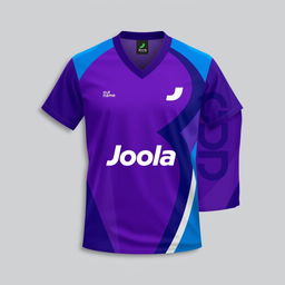 A table tennis jersey design featuring a stylish v-neck cut