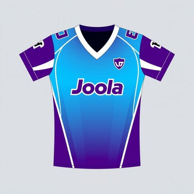 A custom table tennis jersey design featuring a v-neck style