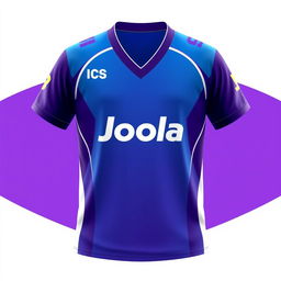 A custom table tennis jersey design featuring a v-neck style