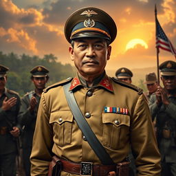 The last Filipino general to surrender to the Americans, Gen
