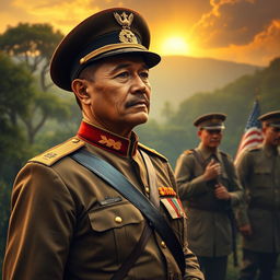 The last Filipino general to surrender to the Americans, Gen