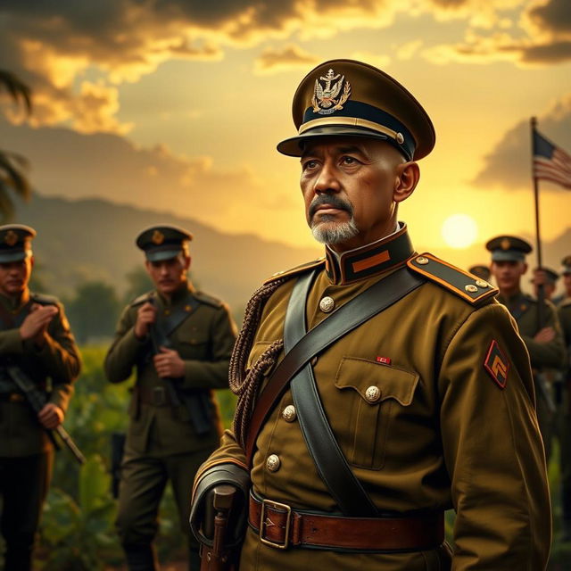The last Filipino general to surrender to the Americans, Gen