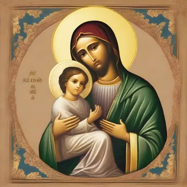 In some religious texts, there are stories of saints who were adoptive parents, exemplifying selfless love and compassion towards children in need.