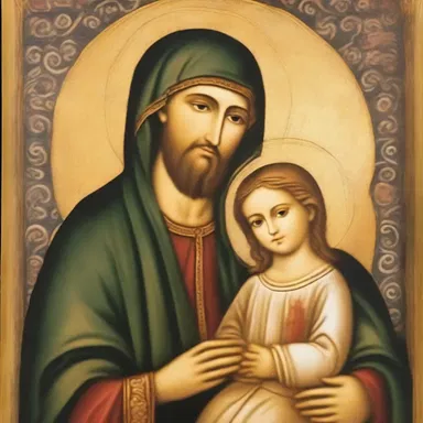 In some religious texts, there are stories of saints who were adoptive parents, exemplifying selfless love and compassion towards children in need.