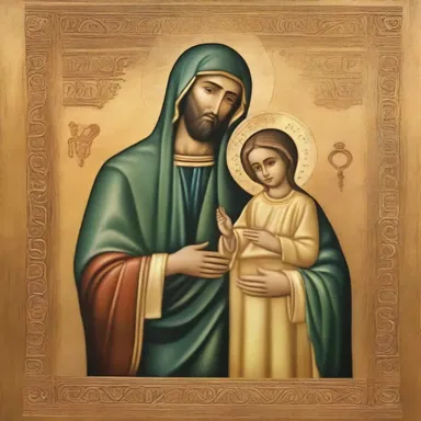 In some religious texts, there are stories of saints who were adoptive parents, exemplifying selfless love and compassion towards children in need.