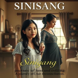A visually captivating poster that captures the essence of the story 'Sinigang' by Liza