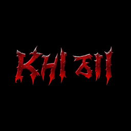 A spine-tingling typography design for the word 'নখের আচড়', featuring jagged, sharp, claw-like edges that evoke a sense of danger and menace