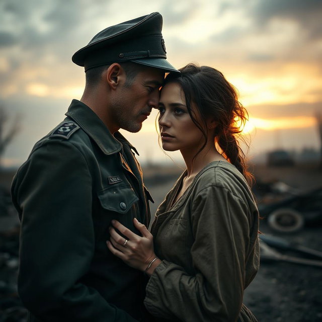 A poignant love story between an ex-Nazi soldier and a former concentration camp prisoner, set against a backdrop of post-WWII Europe