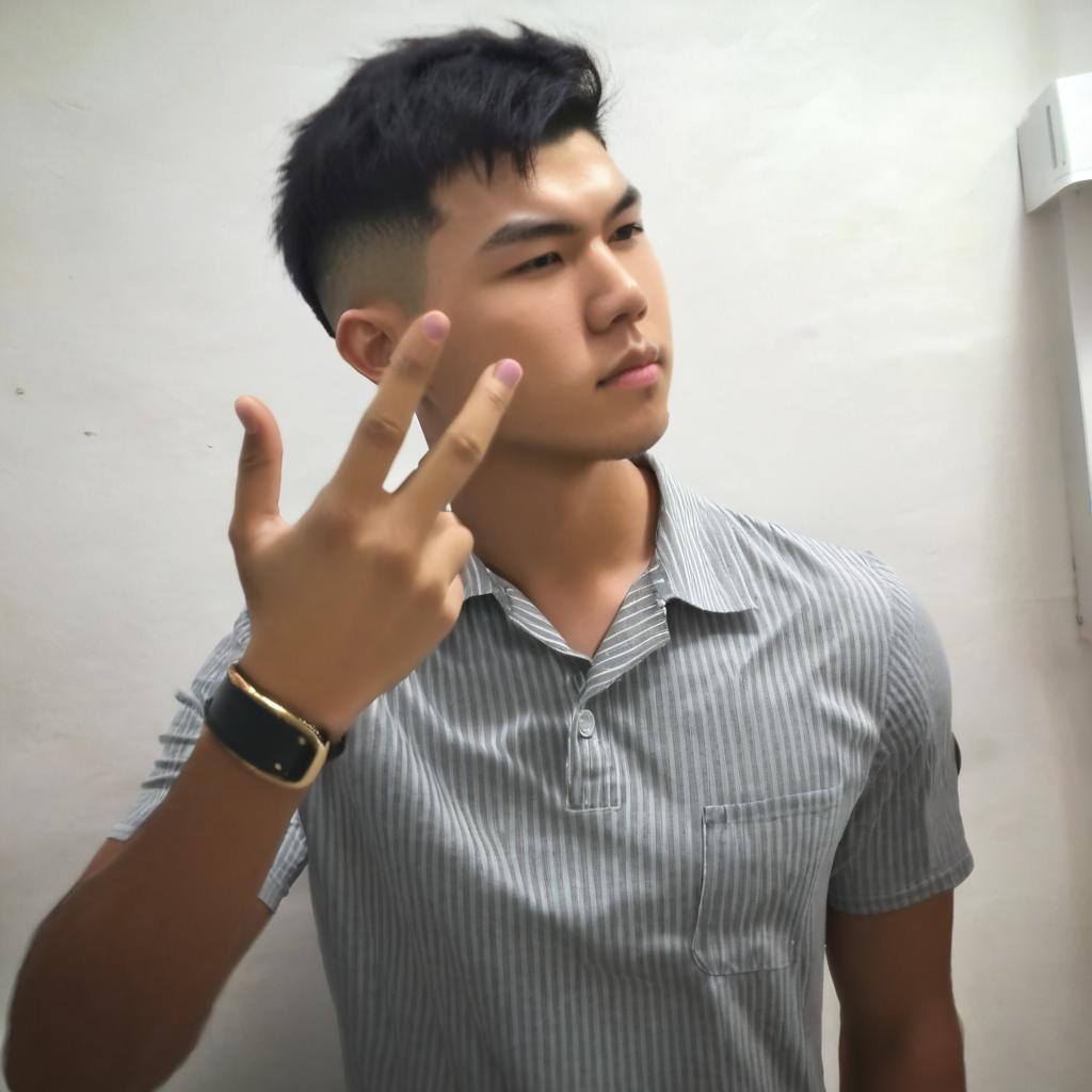 Give me a buzzcut hair